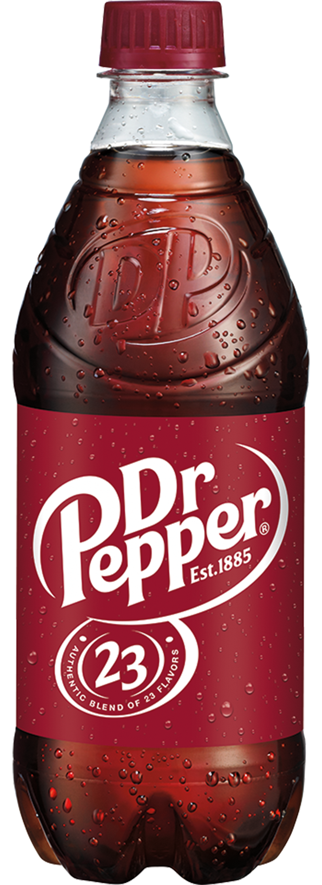 a transparent image of a bottle of Dr Pepper