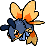 static idle sprite of orange humflit