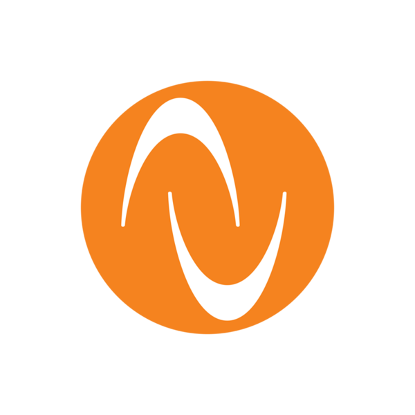 the athletes unlimited 'au' swoop logo, in orange